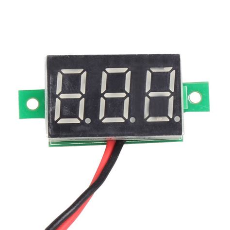 Digital DC Mini Voltmeter 0.36 inch - 2 Wire Module - 4.5V to 30V - TEKTOWN