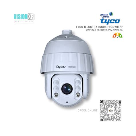 Tyco Illustra ISS04P6ONWIT/P Standard 5MP 20x IP PTZ 150m IR Camera ...