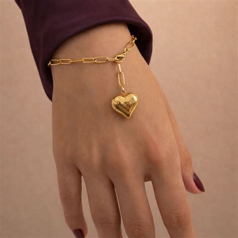 Sweetheart Bracelet - 18k Gold Plated – Selenes