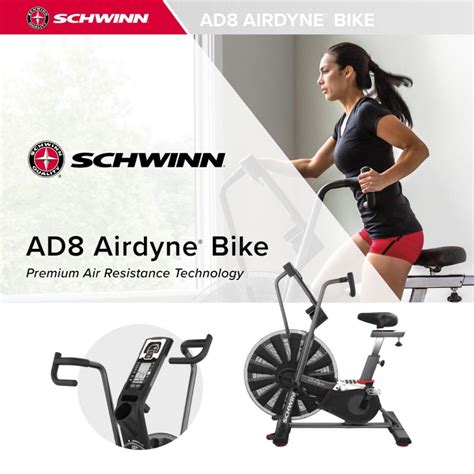 Schwinn Airdyne Bike AD8 - Johnson Fitness Indonesia