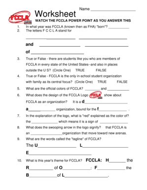 In What Year Was Fccla Known Then As Fha Born - Fill and Sign Printable ...