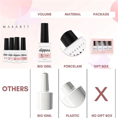 Buy Makartt Dipping Powder Container Nail Dip Tray Bundle with Nail Dip ...