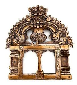 Buy Bhunes Brass Prabhavali Frame Arch Wall Hanging Prabhawal ...