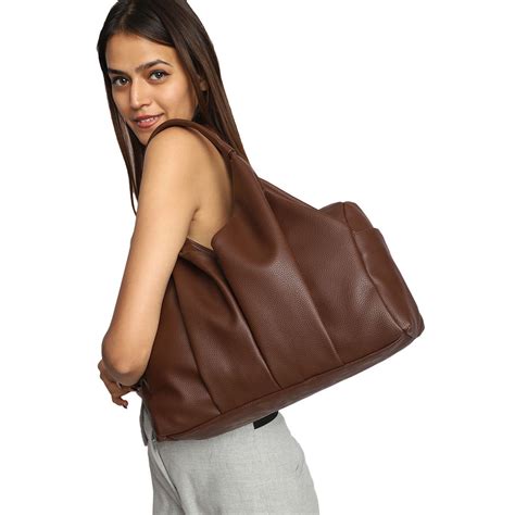 Buy MINI WESST Brown Solid Handheld Bag Online