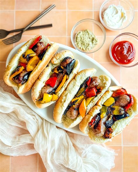 Polish Sausage Sandwich