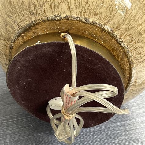 John Richard Drip Glaze Squattie Table Lamp