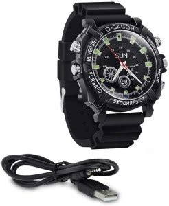 RENMAX Spy Camera Watch Full HD Black 16GB Security Camera Price in ...