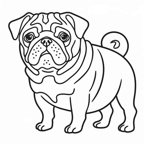 Pug coloring pages - ColoringLib