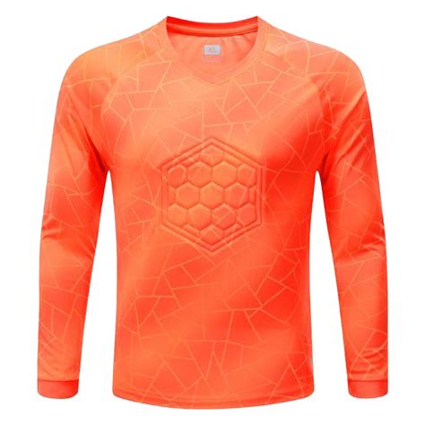 INHZOY Kids Youth Padded Goalkeeper Jersey Football Long Sleeve Goalie ...
