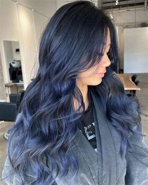 Stunning blue black hair color ideas | DAILY GLAM TIPS