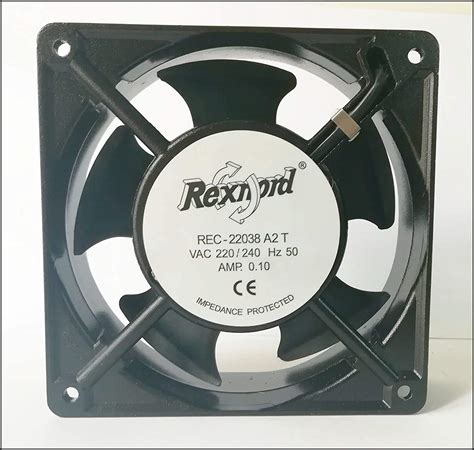 Rexnord Exhaust Fan (4" x 4" Square, Black) : Amazon.in: Home & Kitchen