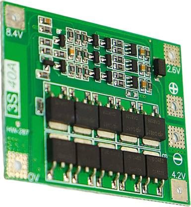 Electronics Crafts li-ion Battery bms 3S 40 amp Electronic Components ...