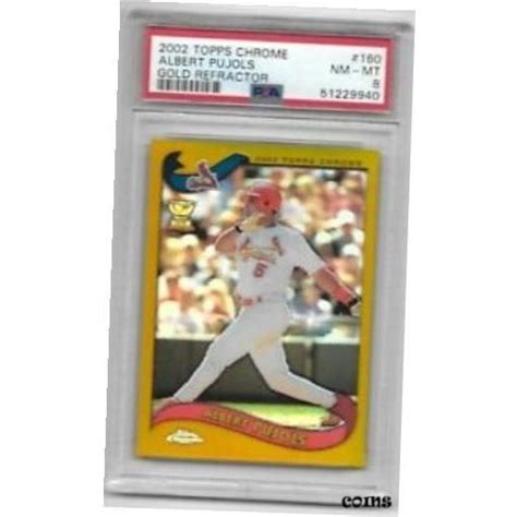 Liberty Americaオンラインストア トレーディングカード 2002 Topps Chrome ALBERT PUJOLS Gold ...