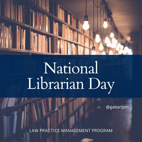 Law Practice Management on LinkedIn: On National Librarian Day, we ...