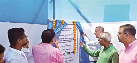 Work on mega drinking water project in Siliguri flagged off