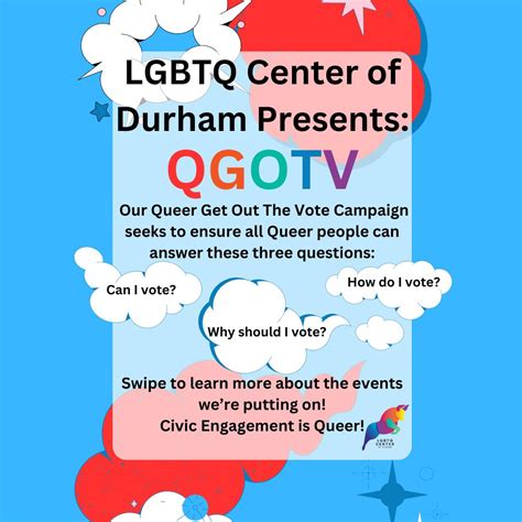 LGBTQ Center of Durham on LinkedIn: It’s our turn to Get Out The Vote ...