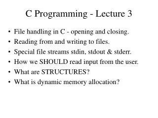 Image result for Lecture 25 C Programing