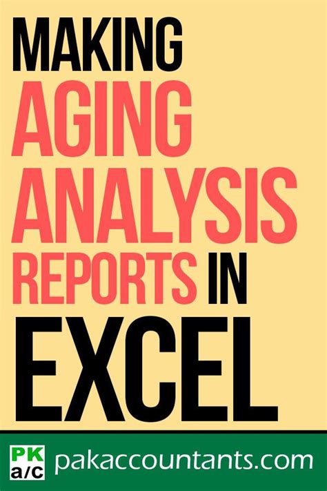 Image result for Aging Analysis Reports Using Excel