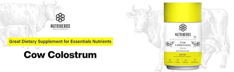 NUTRI HERBS Pure Cow Colostrum Powder Capsules 500mg | Natural Immunity ...