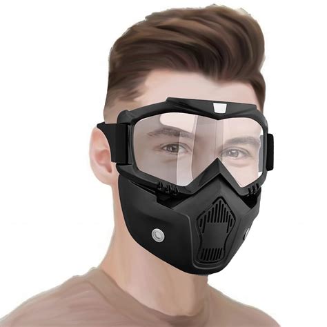 ATORAY 3 in 1 Bike Scoter Motorcycle Protective Goggles Bike Face Mask ...