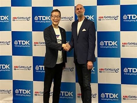 TDK inaugurated the title partner of Formula E Tokyo night race.
