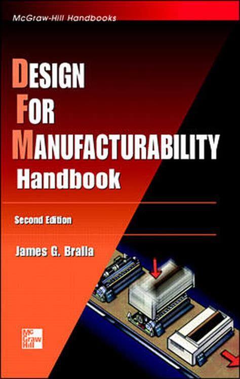 Design for Manufacturability Handbook (Mcgraw-Hill Handbooks) : Bralla ...