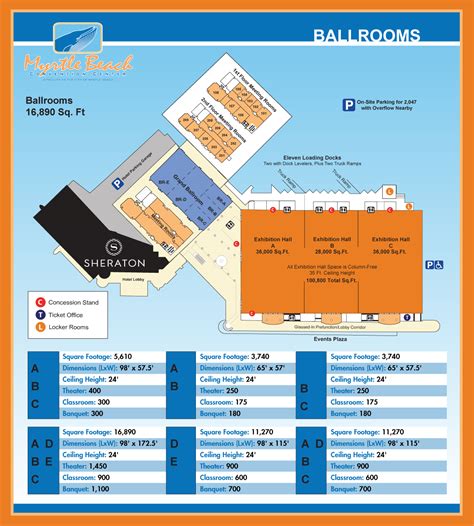 La Convention Center Exhibit Floor Plan