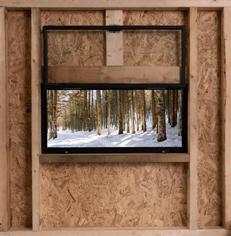 30" x 14" Hunting Blind Window - Zero 4 Outdoors