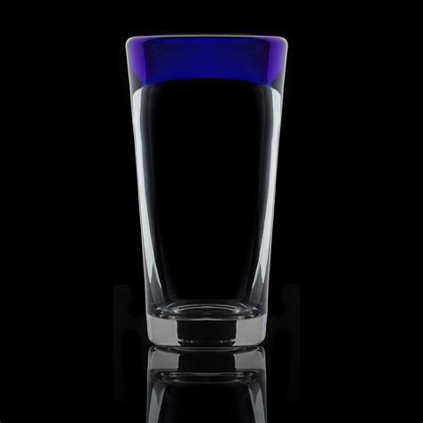 Buy Burns Glass Mexican Glassware Thick-Rim Shot Glass Set, Cobalt Blue ...