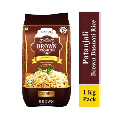 Patanjali Brown Basmati Rice 1 Kg Pack – Carrydor Online Grocery Store