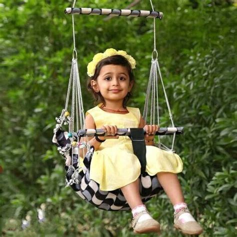 BJIK cotton baby swing jhula for 1-3 year old babies Swings - Buy Baby ...