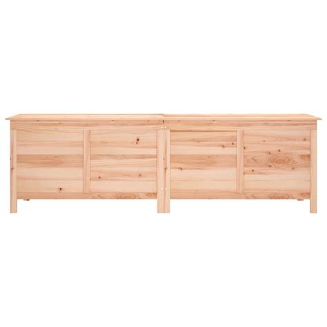 VidaXL Water Resistant Fir Engineered Wood Deck Box | Wayfair