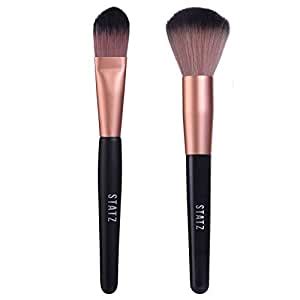 Gary Statz Ergonomic Professional Premium Powder Brush - Combo Pack of ...
