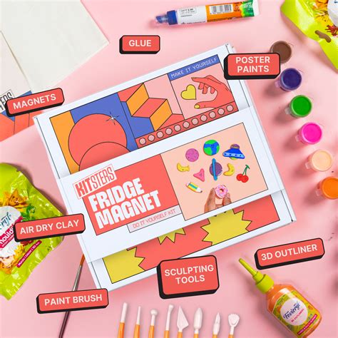 DIY Fridge Magnet Kit | Art & Craft Kit | Kitsters