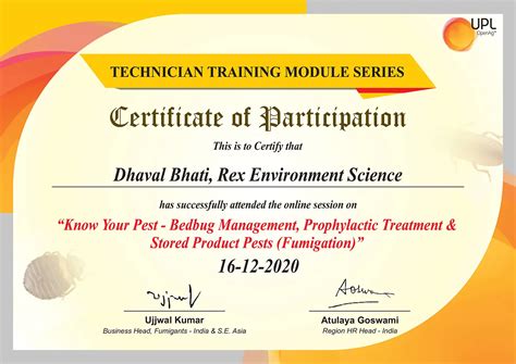Certificates-Pest Control Services in Ahmedabad