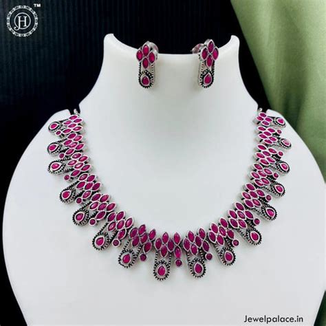 Oxidised Silver Necklaces – Jewel Palace