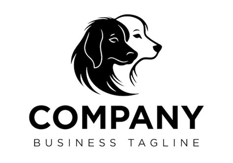 Dog branding identity corporate vector logo design | Premium Vector