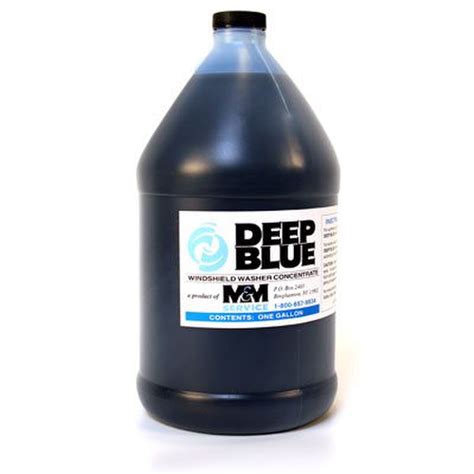 Deep Blue Concentrated Windshield Washer Fluid. 5 Cases - 4 Gallons Pe ...
