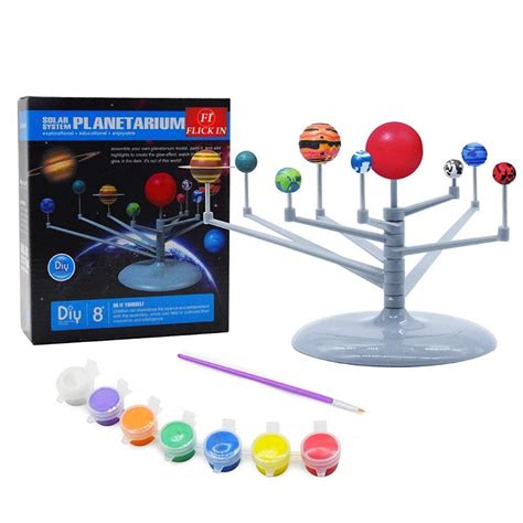 Buy Magicwand ABS Plastic DIY Glow in The Dark Solar System Planetarium ...