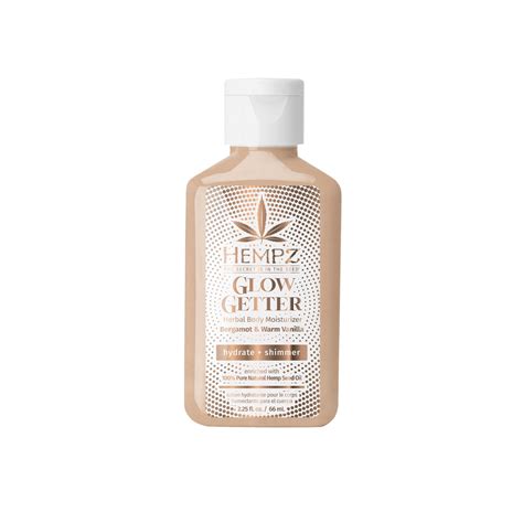 Hempz Mini Glow Getter Body Lotion, Hydrating Moisturizer with Shimmer ...