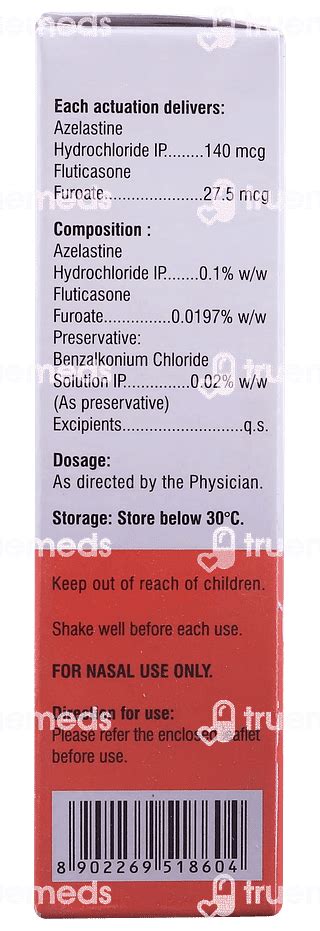 Freeair Az 140275 Mcg Nasal Spray 70 Mdi - Uses, Side Effects, Dosage ...