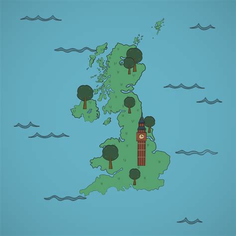 Image result for Basic UK Map With