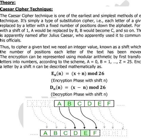 How Caesar Cipher Formula Works 的图像结果