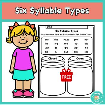 6 Syllable Types Worksheets 的图像结果
