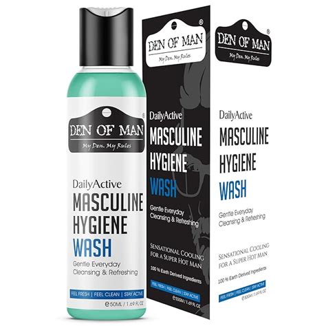 Buy Den of Man DailyActive Masculine Hygiene Wash For Jock Itch, Daily ...