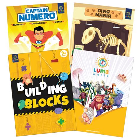 Buy Luma World Grade 4 Math Application Workbooks and Building Blocks ...