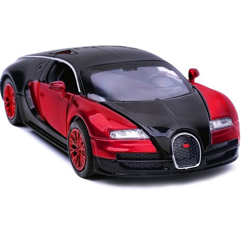 Buy ZHMY Bugatti Veyron Alloy Diecast Car Model Collection Light ...