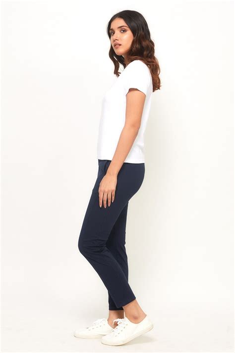 Women's Pants | Pima Jersey Pants for Women Deep Sea Blue