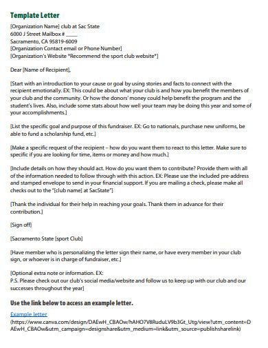 Campaign Letter Example 的图像结果