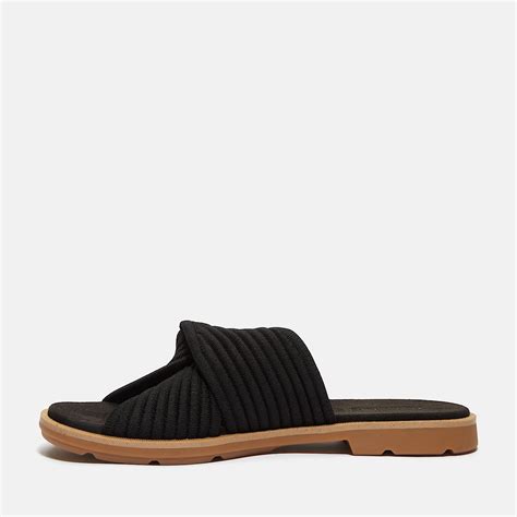 Calista Bay Slide Sandal for Women in Black